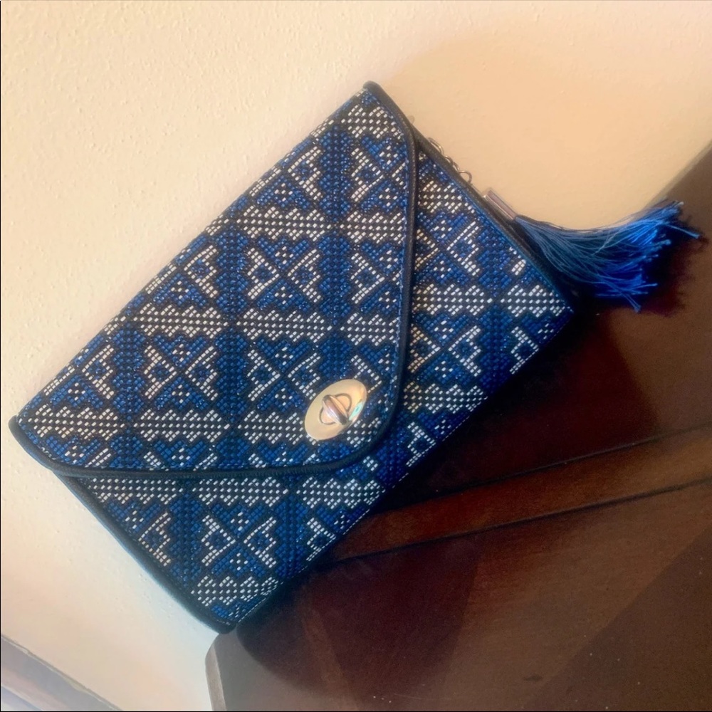 Blue Patterned Bag - Picture 4 of 16